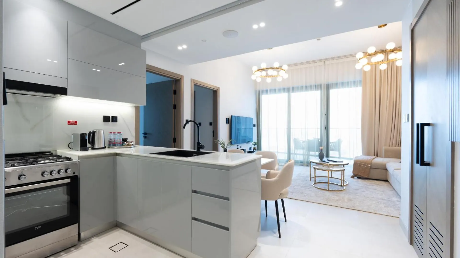 Apartment Keyrock Living - Binghatti Canal Premium Stay Dubai